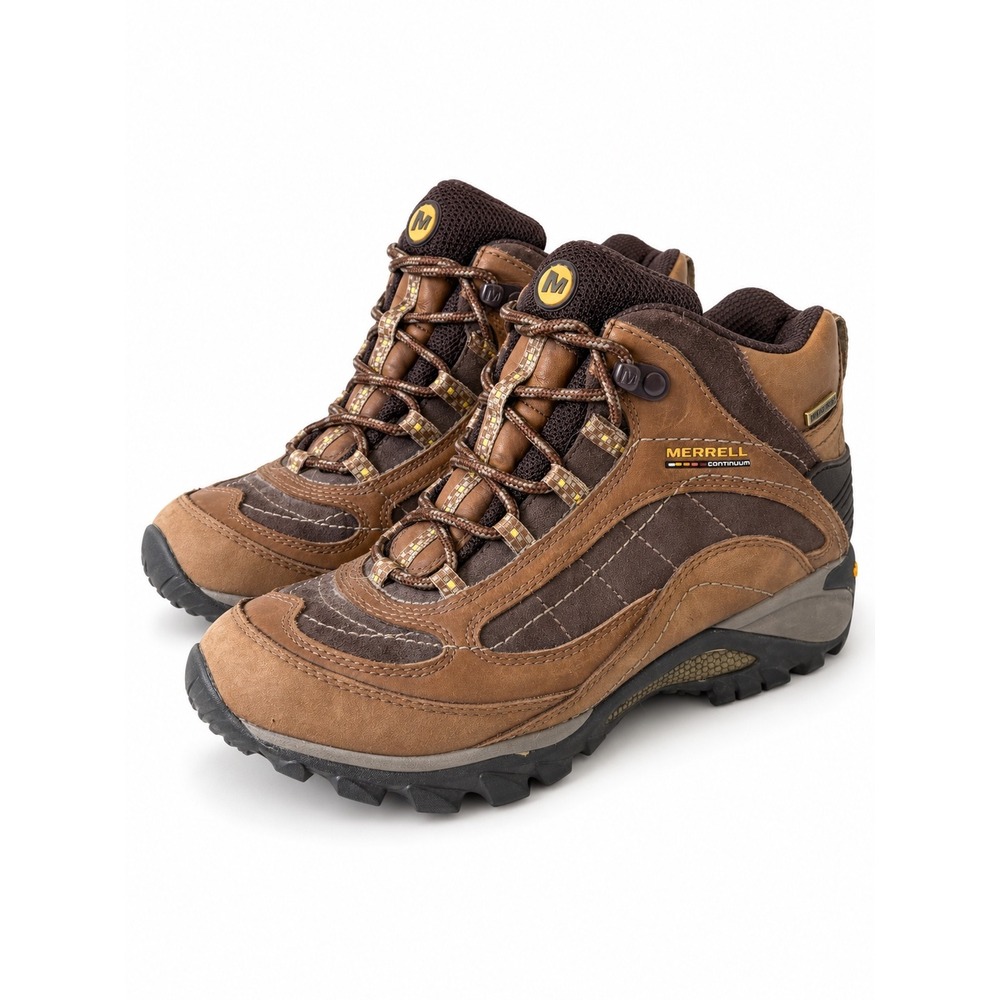 Merrell Siren Waterproof Mid Leather Brown Hiking Boots Womens 9.5 J16038